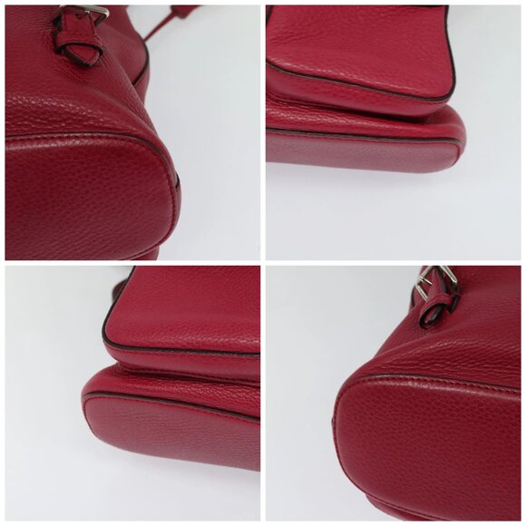 GUCCI Bamboo Backpack Leather Outlet Pink